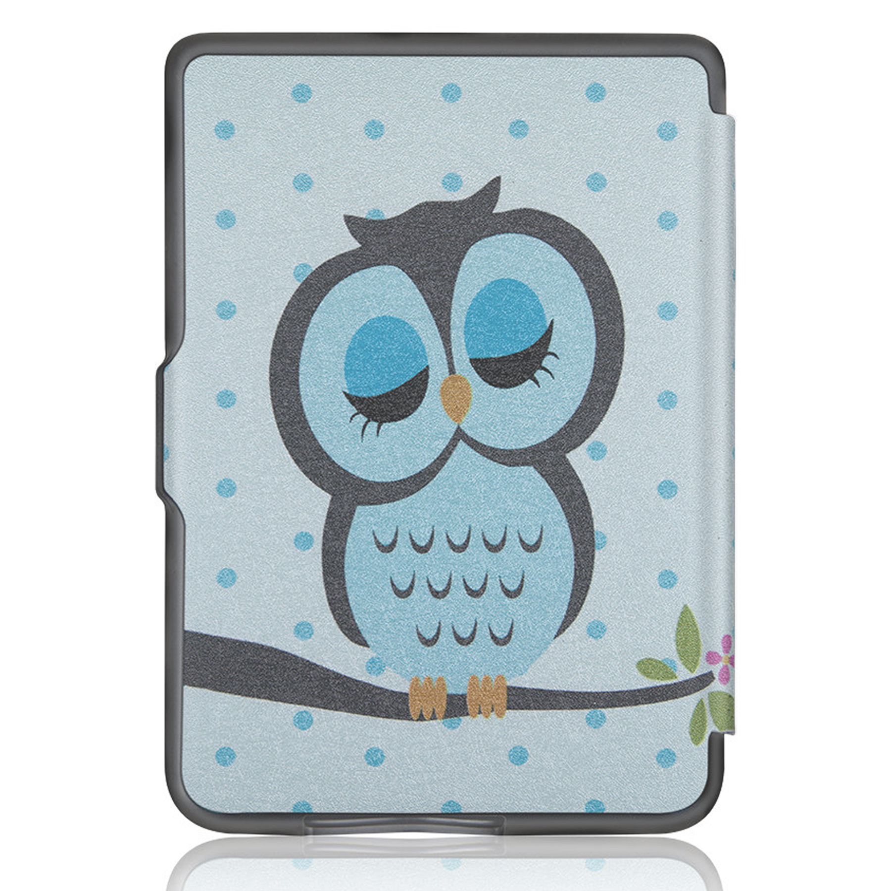 BASEY. Hoes Geschikt voor Kobo Clara HD Hoesje Bookcase Cover Hoes - Hoesje Geschikt voor Kobo Clara HD Hoes Cover Case - Uil