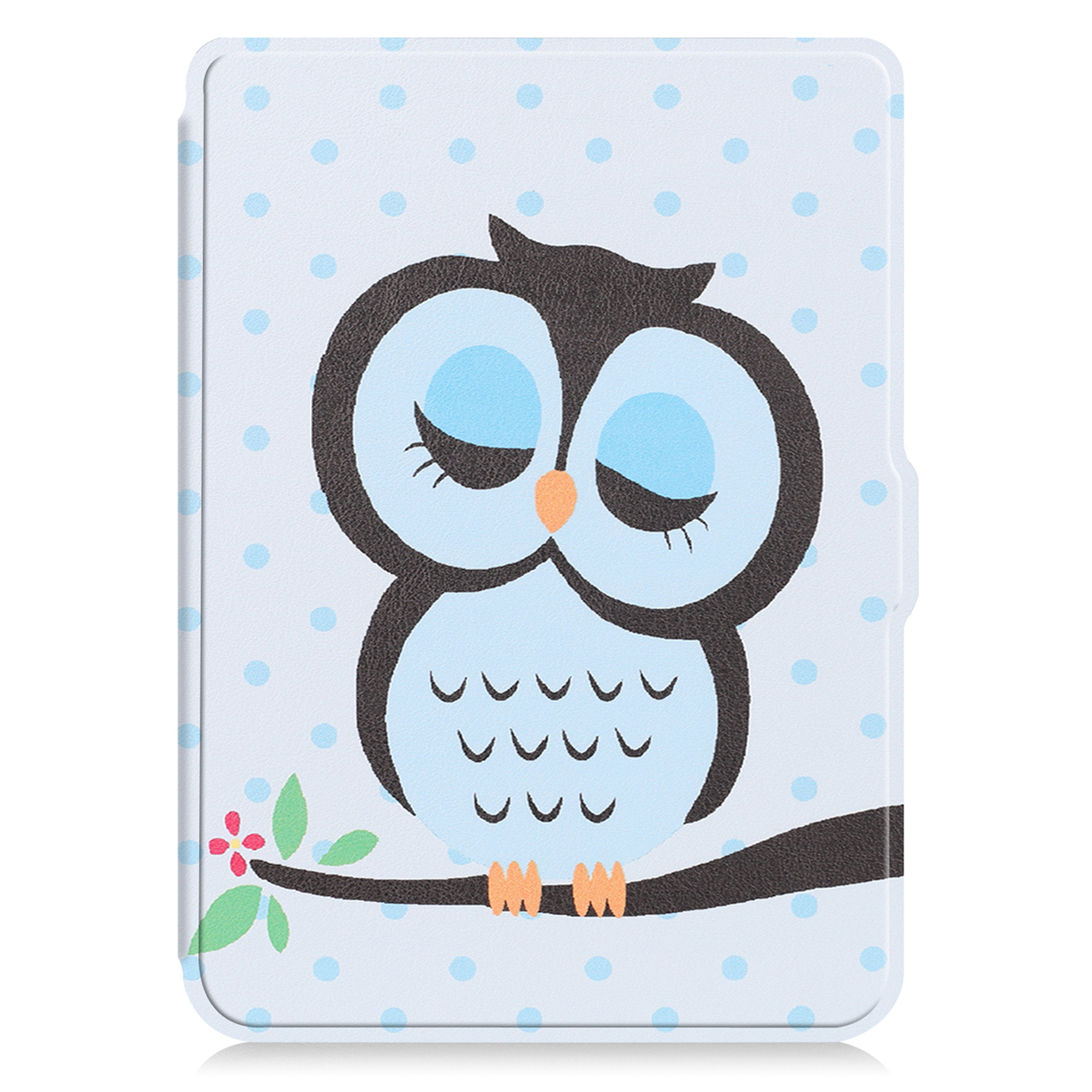 BASEY. Hoes Geschikt voor Kobo Clara HD Hoesje Bookcase Cover Hoes - Hoesje Geschikt voor Kobo Clara HD Hoes Cover Case - Uil