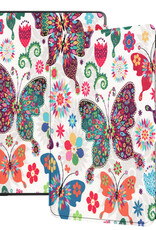 BASEY. Hoes Geschikt voor Kobo Clara HD Hoesje Bookcase Cover Hoes - Hoesje Geschikt voor Kobo Clara HD Hoes Cover Case - Vlinders