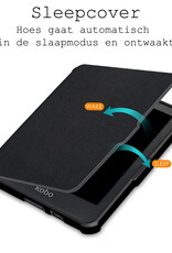 BASEY. Hoes Geschikt voor Kobo Clara HD Hoesje Bookcase Cover Hoes - Hoesje Geschikt voor Kobo Clara HD Hoes Cover Case - Zwart