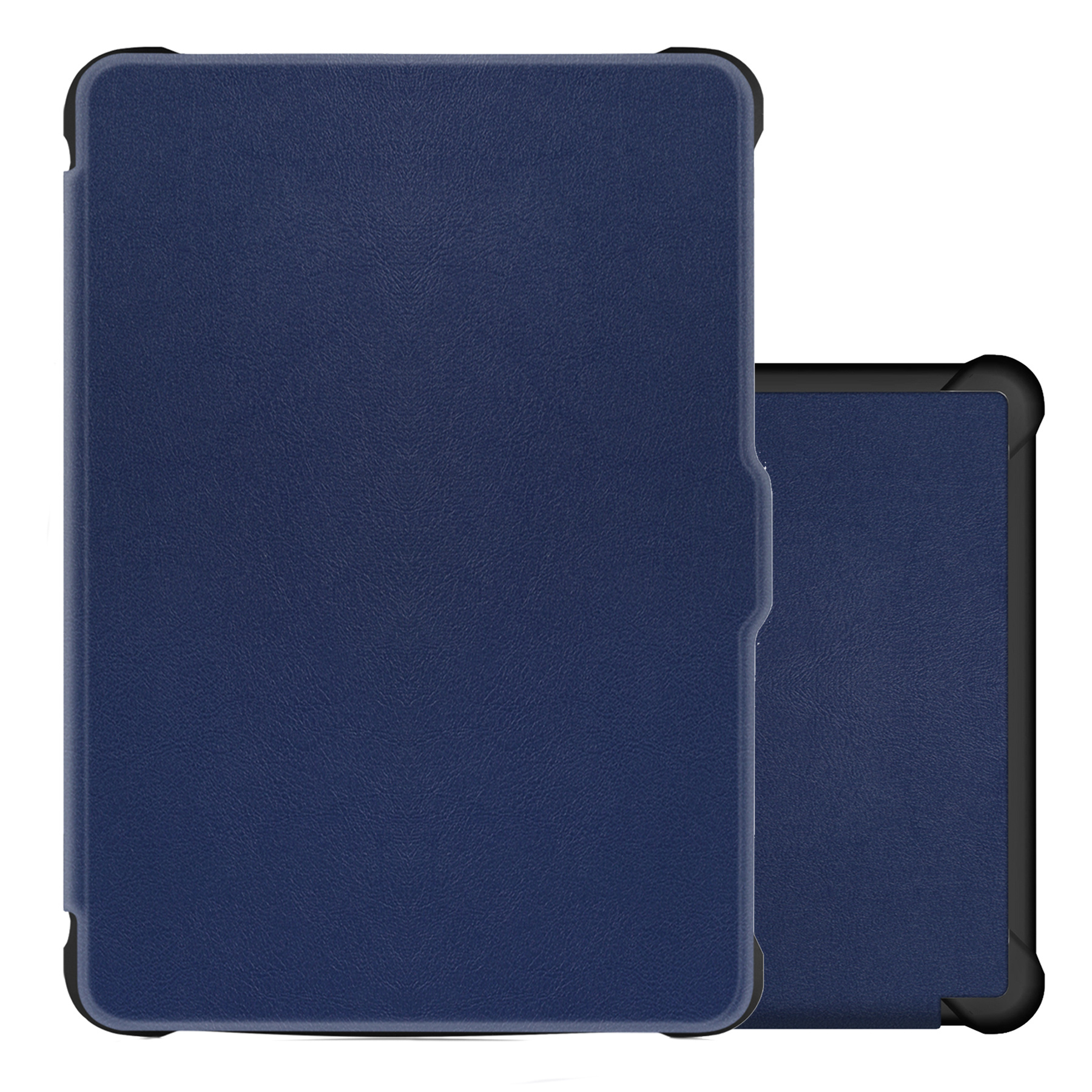 NoXx Hoes Geschikt voor Kobo Clara HD Hoesje Bookcase Cover Book Case Hoes Sleepcover - Donkerblauw