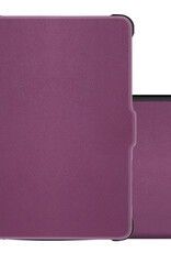 NoXx Hoes Geschikt voor Kobo Clara HD Hoesje Bookcase Cover Book Case Hoes Sleepcover - Paars