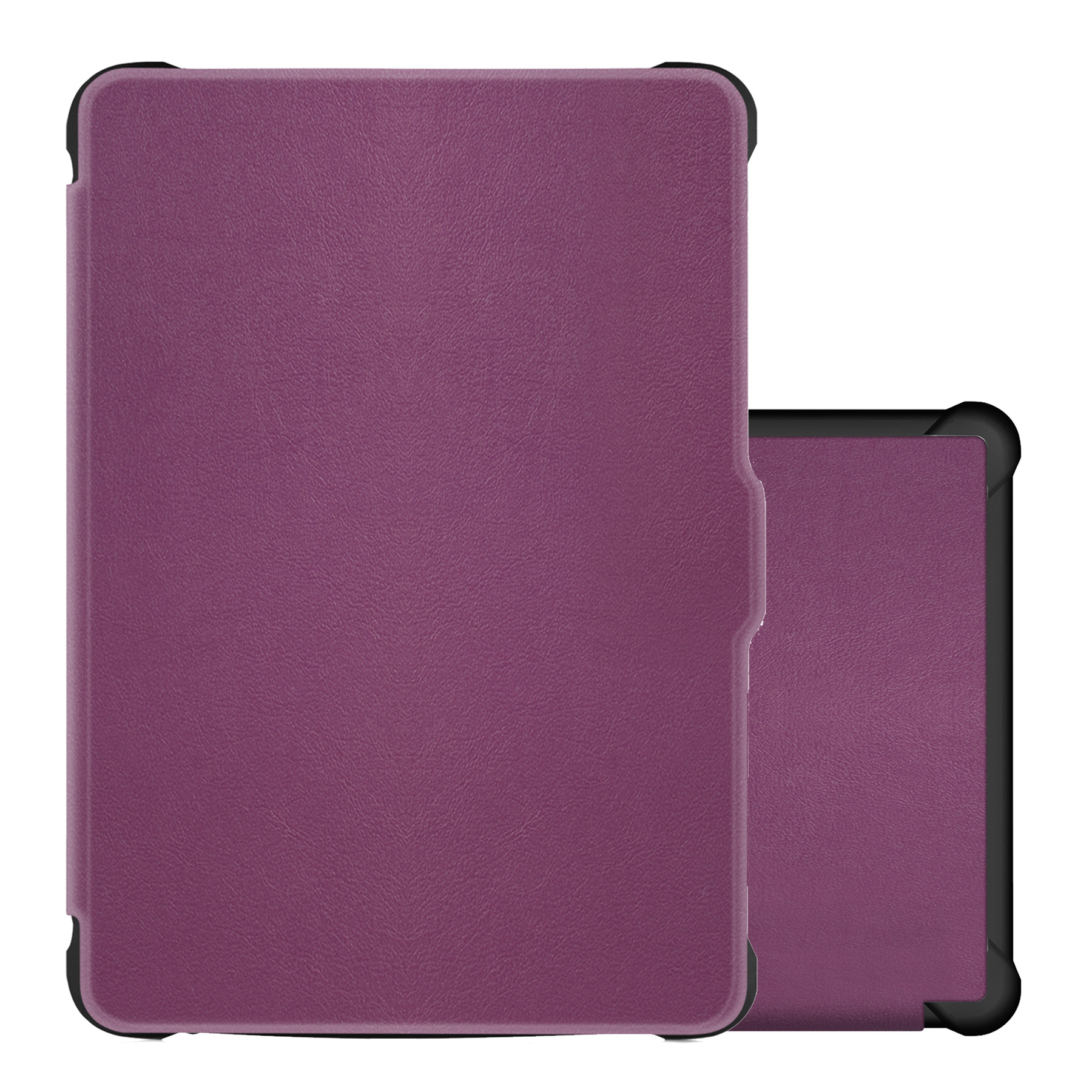 NoXx Hoes Geschikt voor Kobo Clara HD Hoesje Bookcase Cover Book Case Hoes Sleepcover - Paars