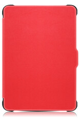 Nomfy Hoesje Geschikt voor Kobo Clara HD Hoes Book Case - Hoes Geschikt voor Kobo Clara HD Hoesje Book Cover - Rood