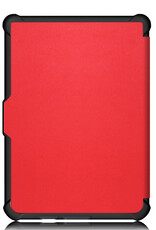 Nomfy Hoesje Geschikt voor Kobo Clara HD Hoes Book Case - Hoes Geschikt voor Kobo Clara HD Hoesje Book Cover - Rood