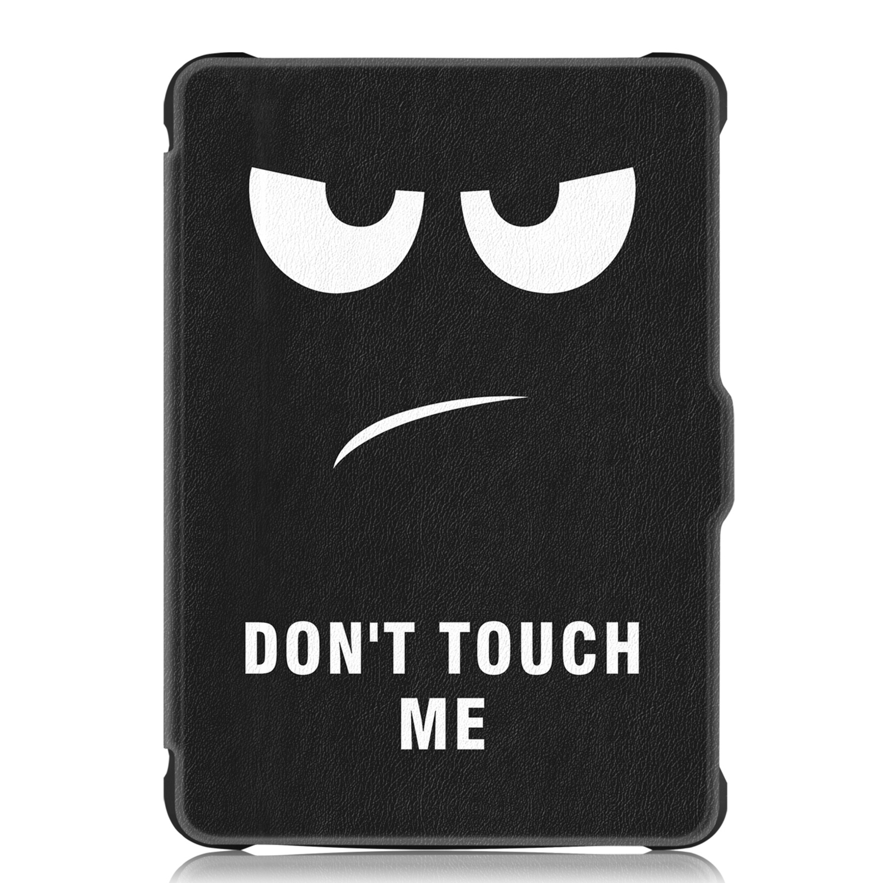 Nomfy Hoesje Geschikt voor Kobo Clara HD Hoes Book Case - Hoes Geschikt voor Kobo Clara HD Hoesje Book Cover - Don't Touch Me