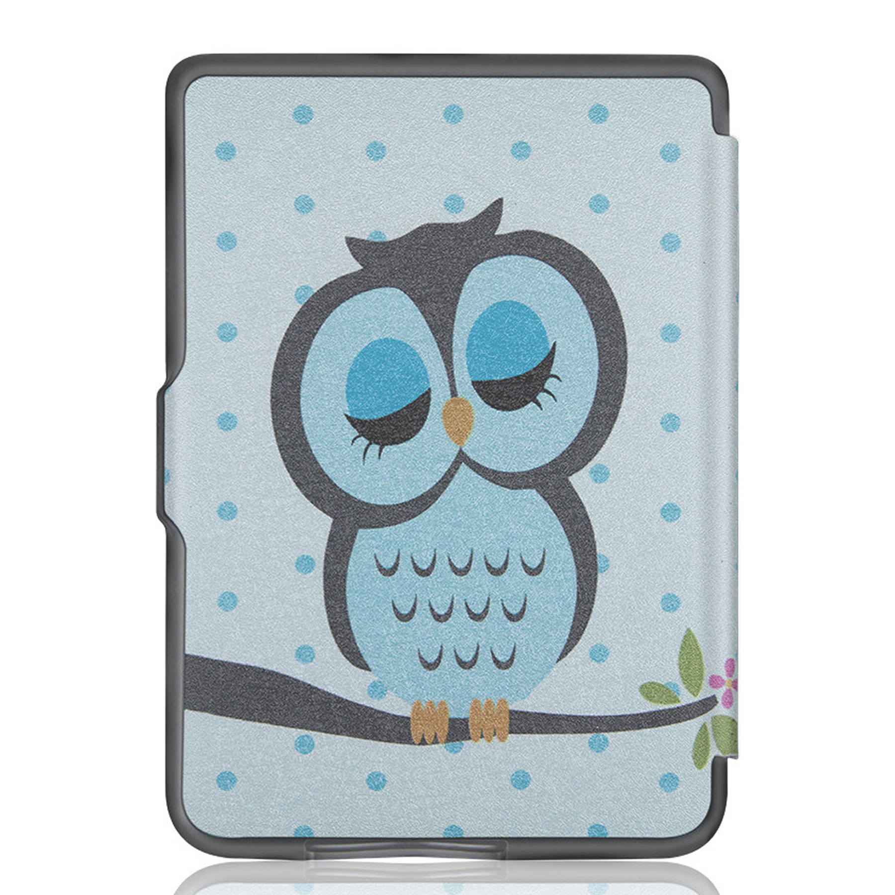 Nomfy Hoesje Geschikt voor Kobo Clara HD Hoes Book Case - Hoes Geschikt voor Kobo Clara HD Hoesje Book Cover - Uil