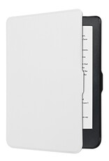 Nomfy Hoesje Geschikt voor Kobo Clara HD Hoes Book Case - Hoes Geschikt voor Kobo Clara HD Hoesje Book Cover - Wit