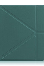 BASEY. Hoes Geschikt voor Kobo Libra 2 Hoesje Bookcase Cover Hoes - Hoesje Geschikt voor Kobo Libra 2 Hoes Cover Case - Donkergroen