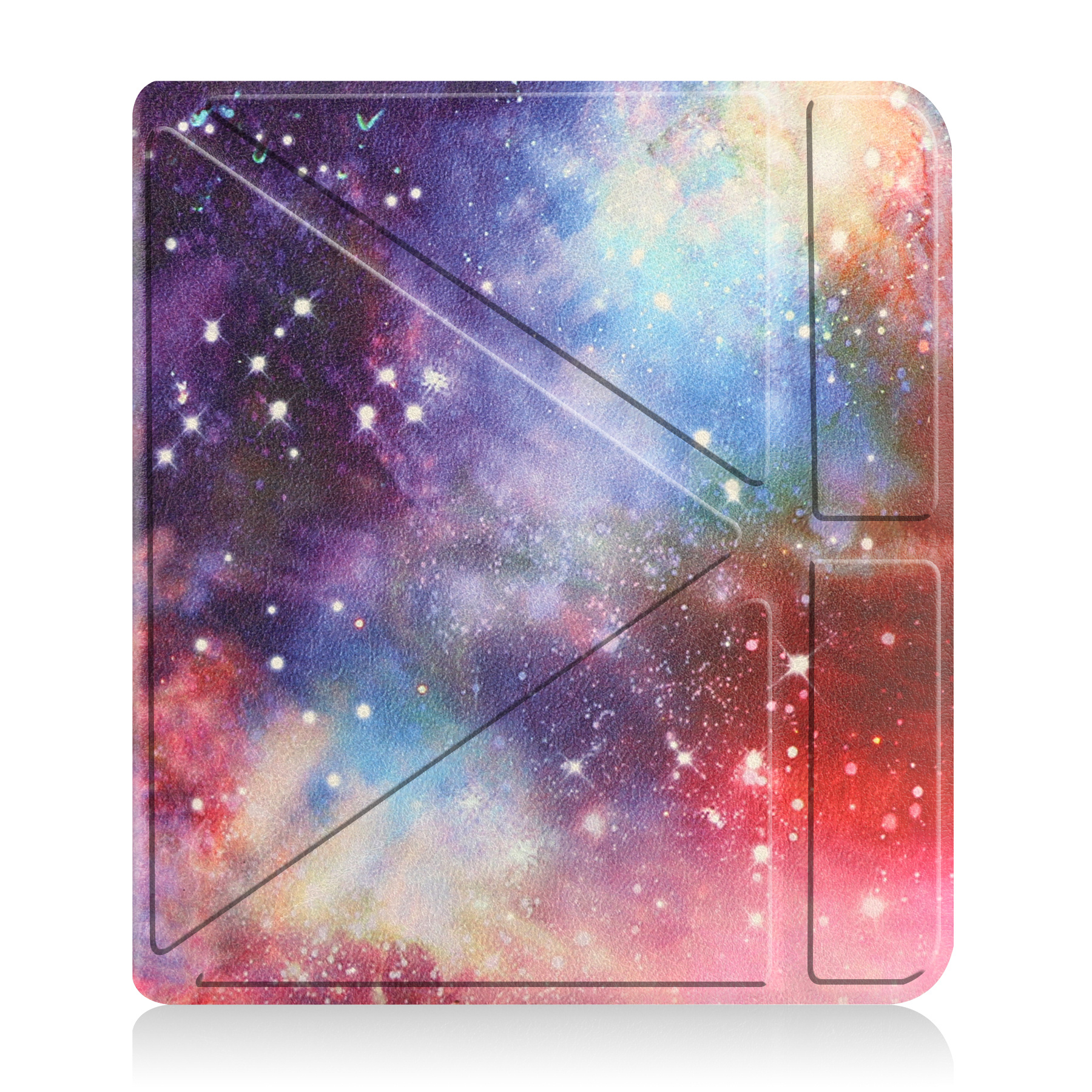 BASEY. Hoes Geschikt voor Kobo Libra 2 Hoesje Bookcase Cover Hoes - Hoesje Geschikt voor Kobo Libra 2 Hoes Cover Case - Galaxy