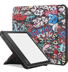 BASEY. BASEY. Kobo Libra 2 Hoesje - Graffity