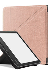 BASEY. Hoes Geschikt voor Kobo Libra 2 Hoesje Bookcase Cover Hoes - Hoesje Geschikt voor Kobo Libra 2 Hoes Cover Case - Rosé Goud