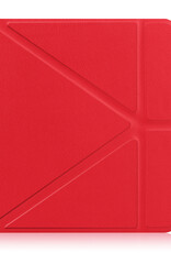 BASEY. Hoes Geschikt voor Kobo Libra 2 Hoesje Bookcase Cover Hoes - Hoesje Geschikt voor Kobo Libra 2 Hoes Cover Case - Rood