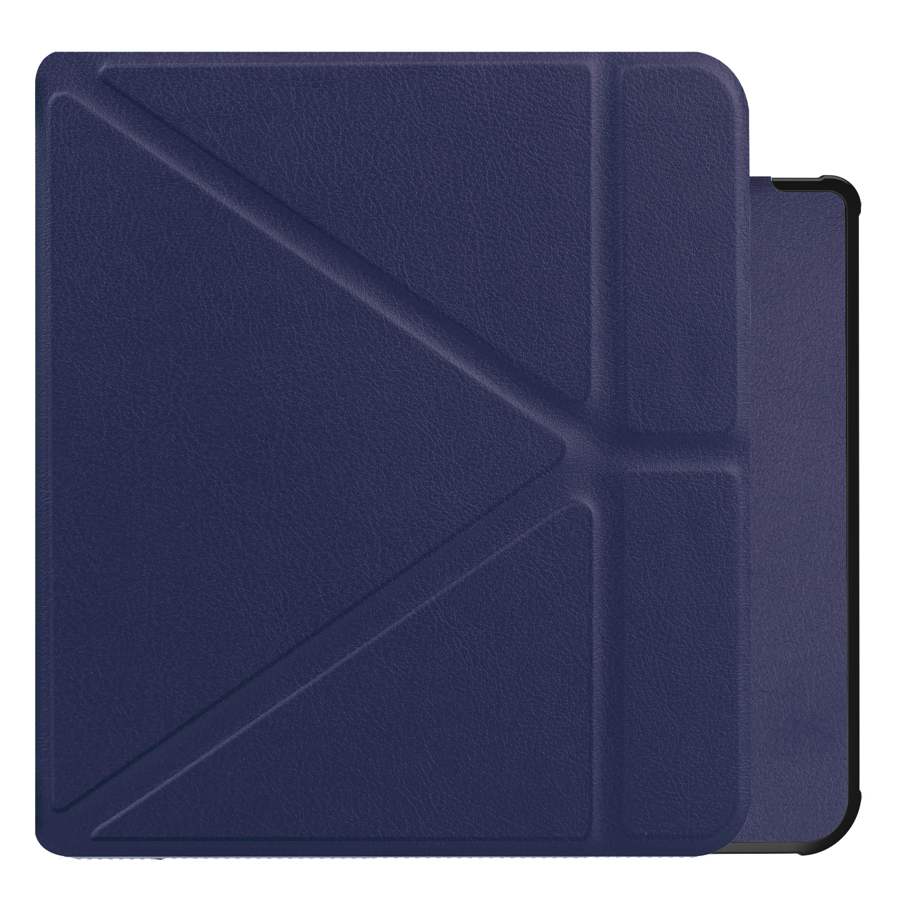 NoXx Hoes Geschikt voor Kobo Libra 2 Hoesje Bookcase Cover Book Case Hoes Sleepcover - Donkerblauw