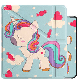 NoXx NoXx Kobo Libra 2 Hoesje - Eenhoorn