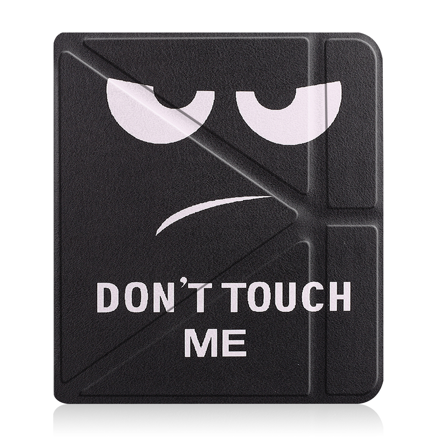 NoXx Hoes Geschikt voor Kobo Libra 2 Hoesje Bookcase Cover Book Case Hoes Sleepcover - Don't Touch Me