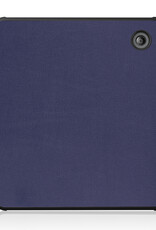 NoXx Hoes Geschikt voor Kobo Libra H2O Hoesje Bookcase Cover Book Case Hoes Sleepcover - Donkerblauw