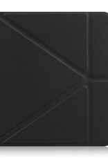 NoXx Hoes Geschikt voor Kobo Libra H2O Hoesje Bookcase Cover Book Case Hoes Sleepcover - Zwart