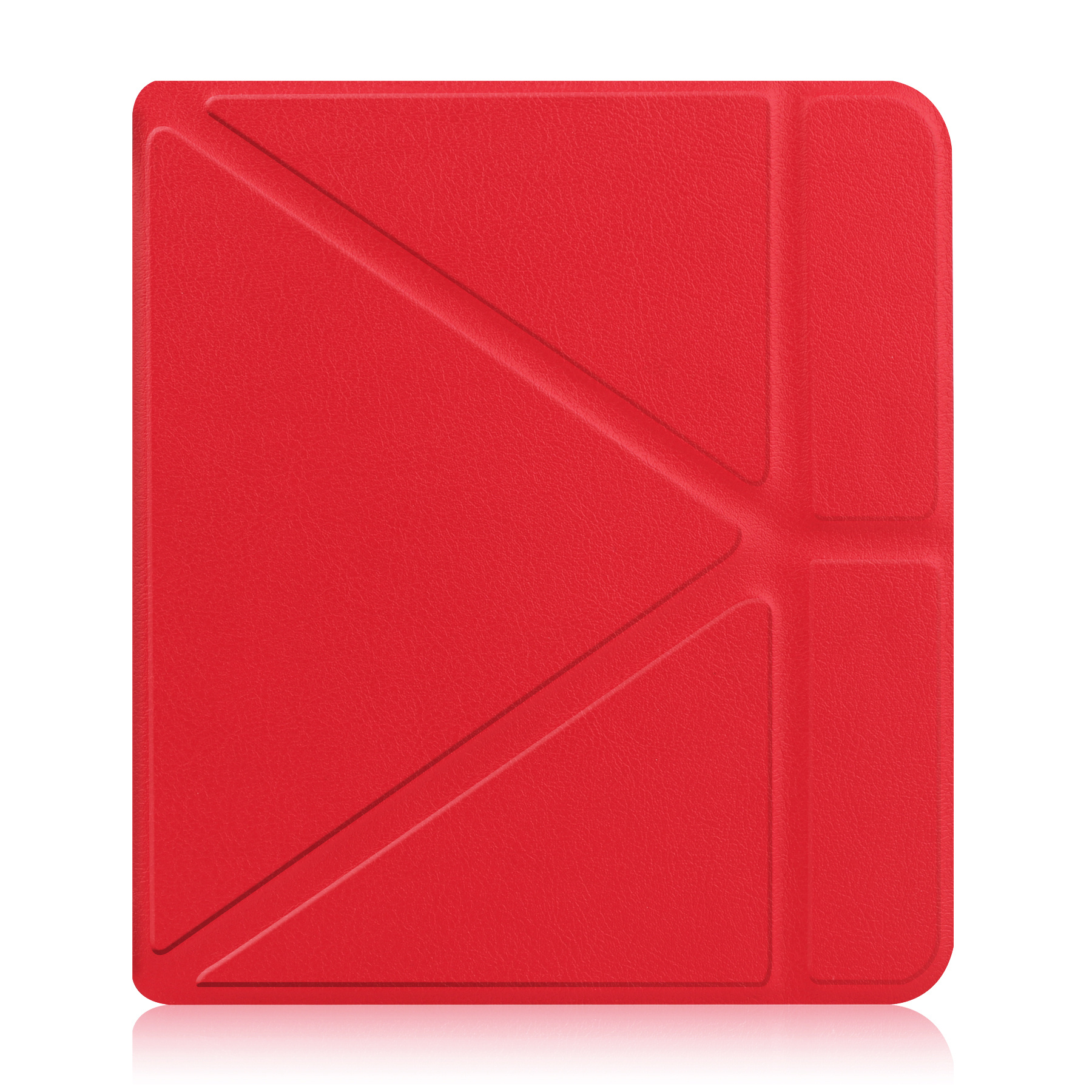 BASEY. Hoes Geschikt voor Kobo Sage Hoesje Bookcase Cover Hoes - Hoesje Geschikt voor Kobo Sage Hoes Cover Case - Rood