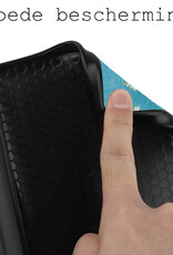 BASEY. Hoes Geschikt voor Kobo Nia Hoesje Bookcase Cover Hoes - Hoesje Geschikt voor Kobo Nia Hoes Cover Case - Bloesem