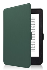 BASEY. Hoes Geschikt voor Kobo Nia Hoesje Bookcase Cover Hoes - Hoesje Geschikt voor Kobo Nia Hoes Cover Case - Donkergroen