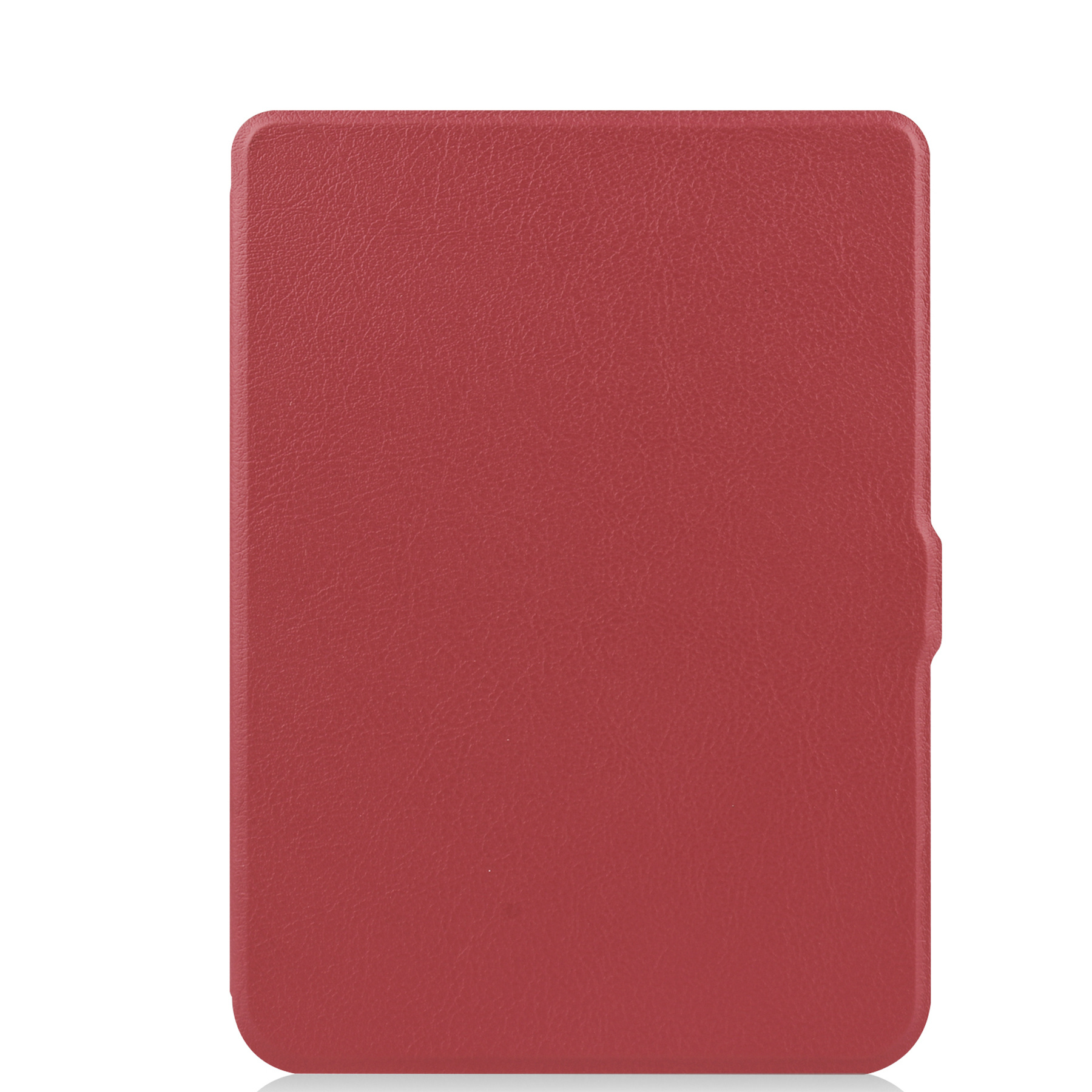 BASEY. Hoes Geschikt voor Kobo Nia Hoesje Bookcase Cover Hoes - Hoesje Geschikt voor Kobo Nia Hoes Cover Case - Donkerrood