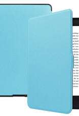 BASEY. Hoes Geschikt voor Kobo Nia Hoesje Bookcase Cover Hoes - Hoesje Geschikt voor Kobo Nia Hoes Cover Case - Lichtblauw