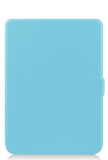 BASEY. Hoes Geschikt voor Kobo Nia Hoesje Bookcase Cover Hoes - Hoesje Geschikt voor Kobo Nia Hoes Cover Case - Lichtblauw