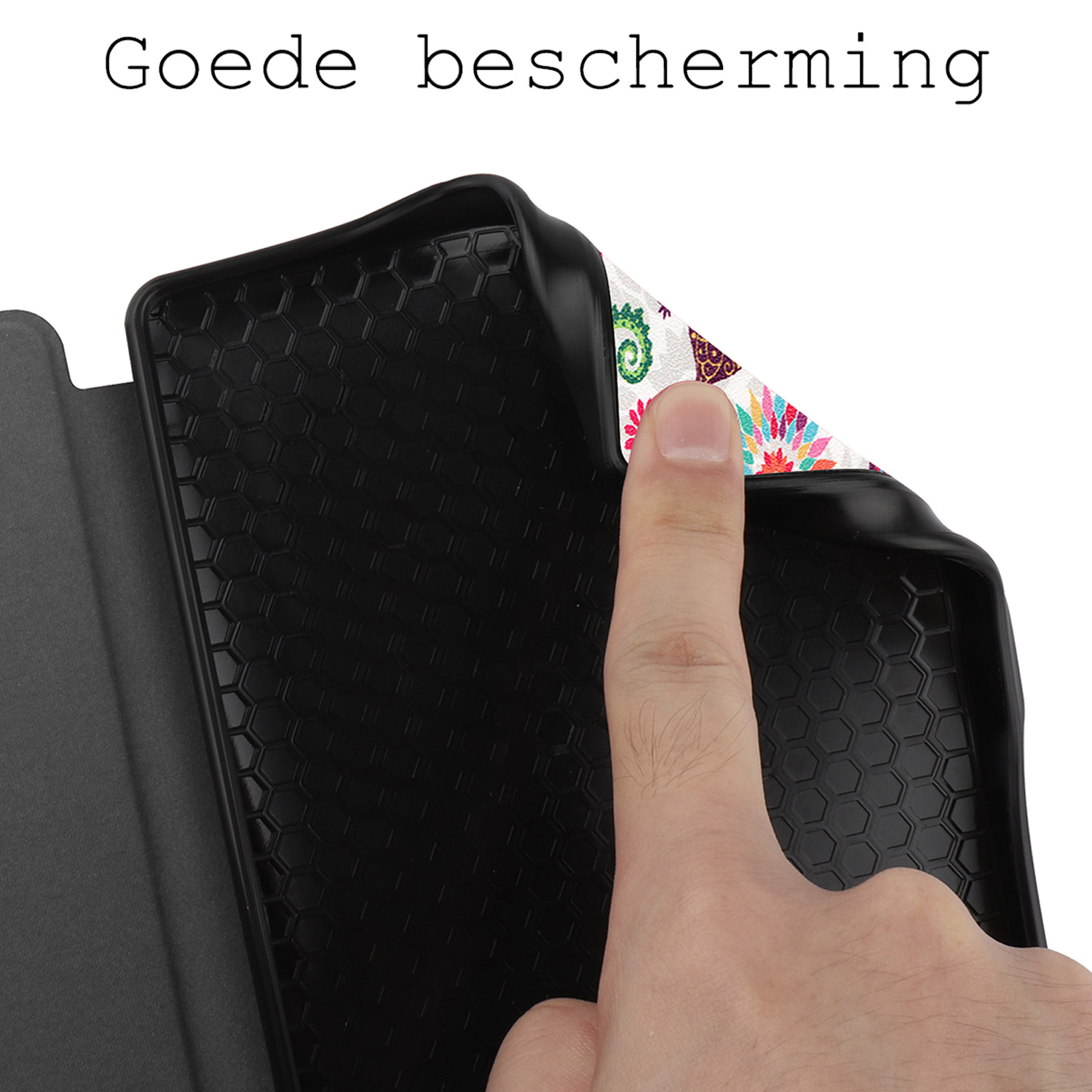 BASEY. Hoes Geschikt voor Kobo Nia Hoesje Bookcase Cover Hoes - Hoesje Geschikt voor Kobo Nia Hoes Cover Case - Vlinders