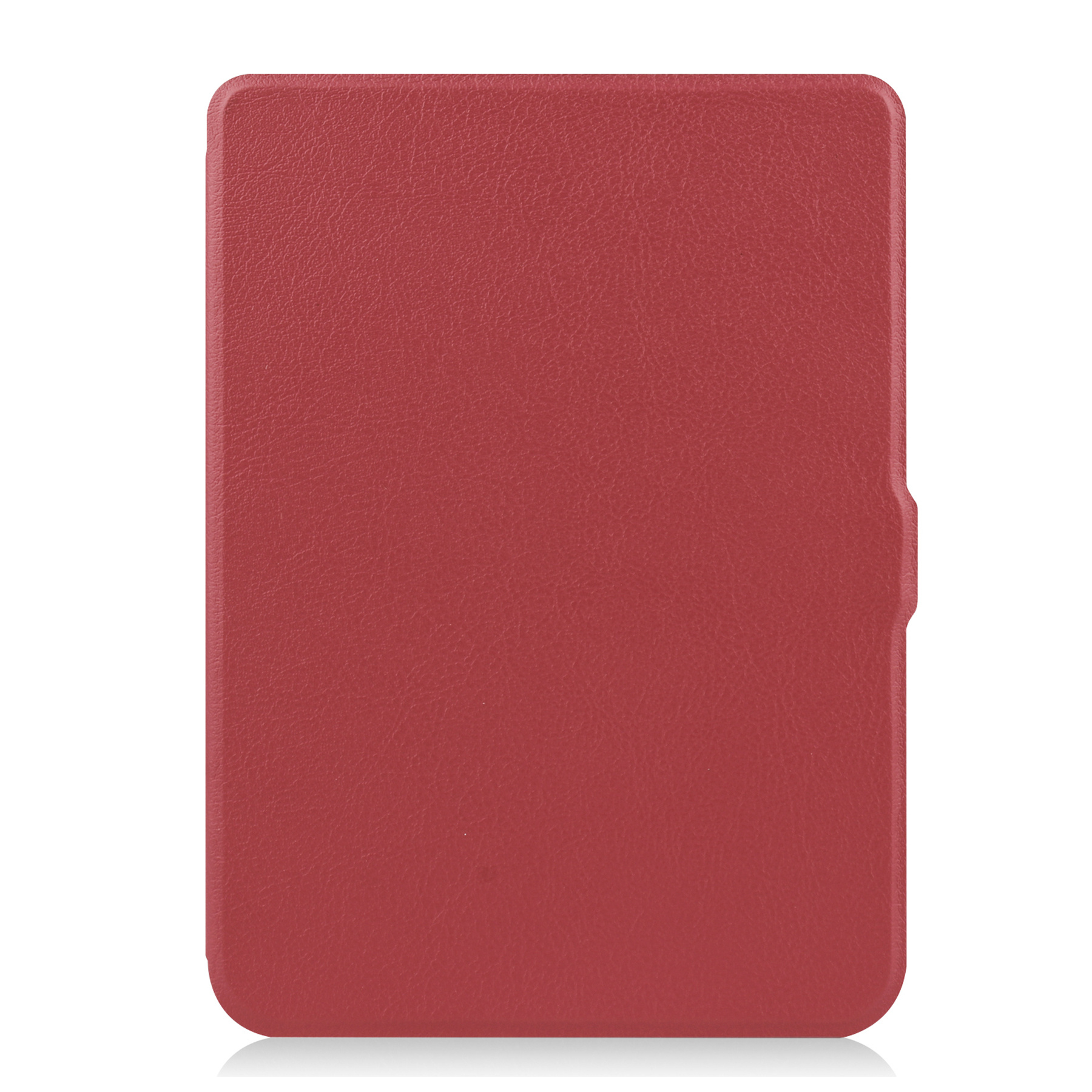 NoXx Hoes Geschikt voor Kobo Nia Hoesje Bookcase Cover Book Case Hoes Sleepcover - Donkerrood
