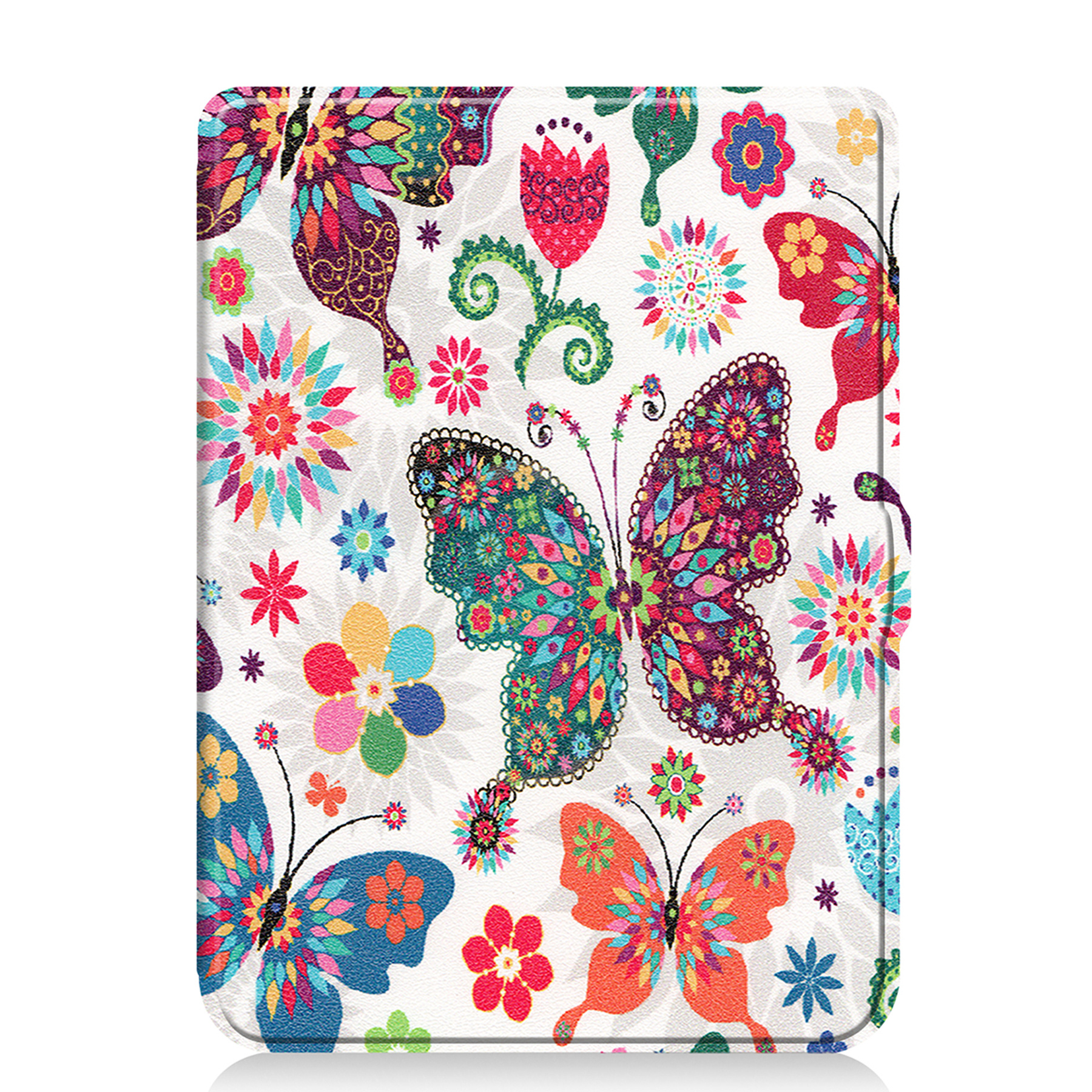 Nomfy Hoesje Geschikt voor Kobo Nia Hoes Book Case - Hoes Geschikt voor Kobo Nia Hoesje Book Cover - Vlinders