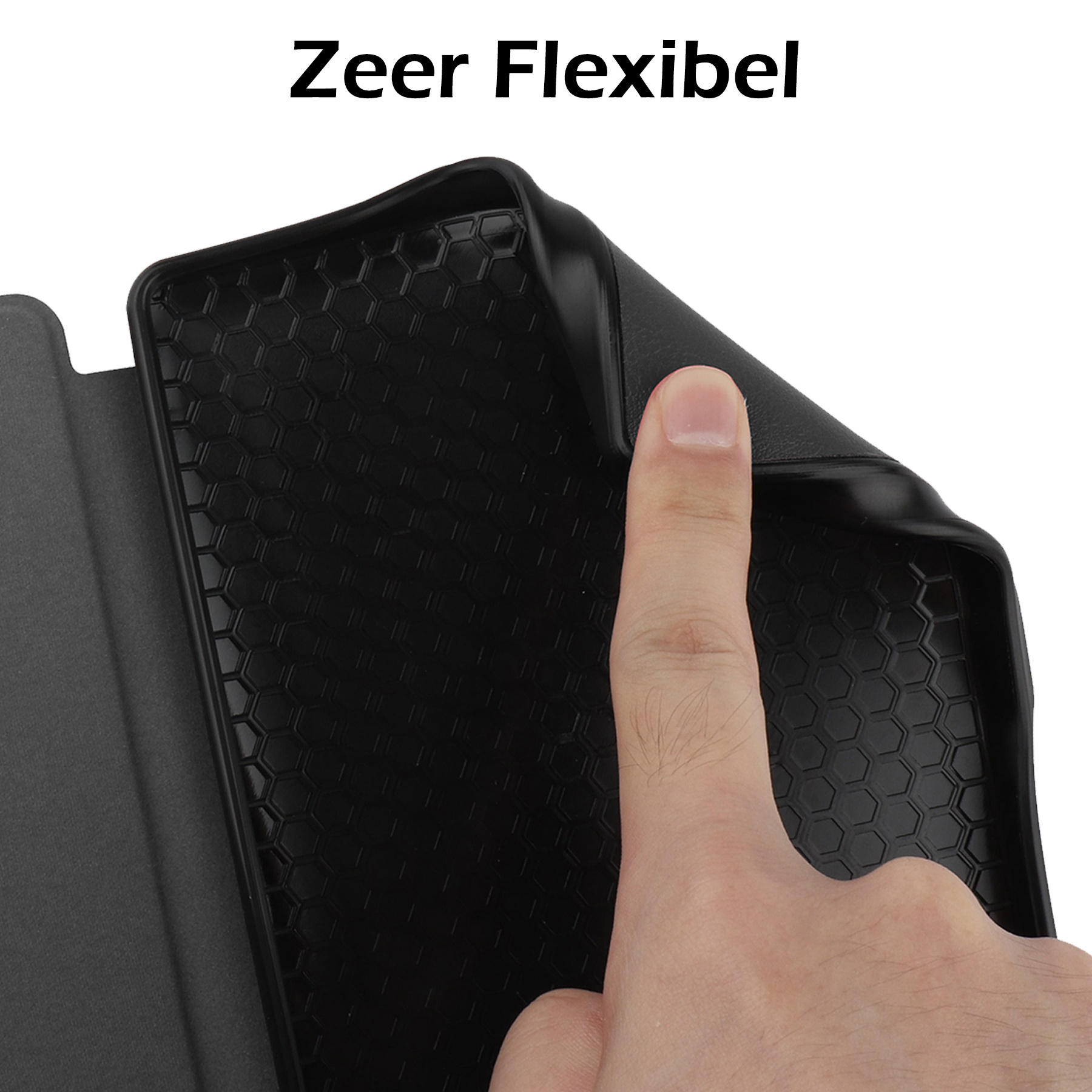 NoXx Hoes Geschikt voor Kobo Nia Hoesje Bookcase Cover Book Case Hoes Sleepcover - Zwart