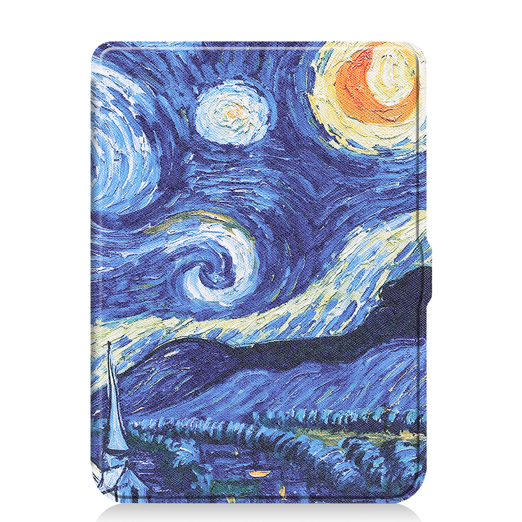 Nomfy Hoesje Geschikt voor Kobo Nia Hoes Book Case - Hoes Geschikt voor Kobo Nia Hoesje Book Cover - Sterrenhemel