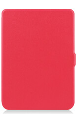 Nomfy Hoesje Geschikt voor Kobo Nia Hoes Book Case - Hoes Geschikt voor Kobo Nia Hoesje Book Cover - Rood