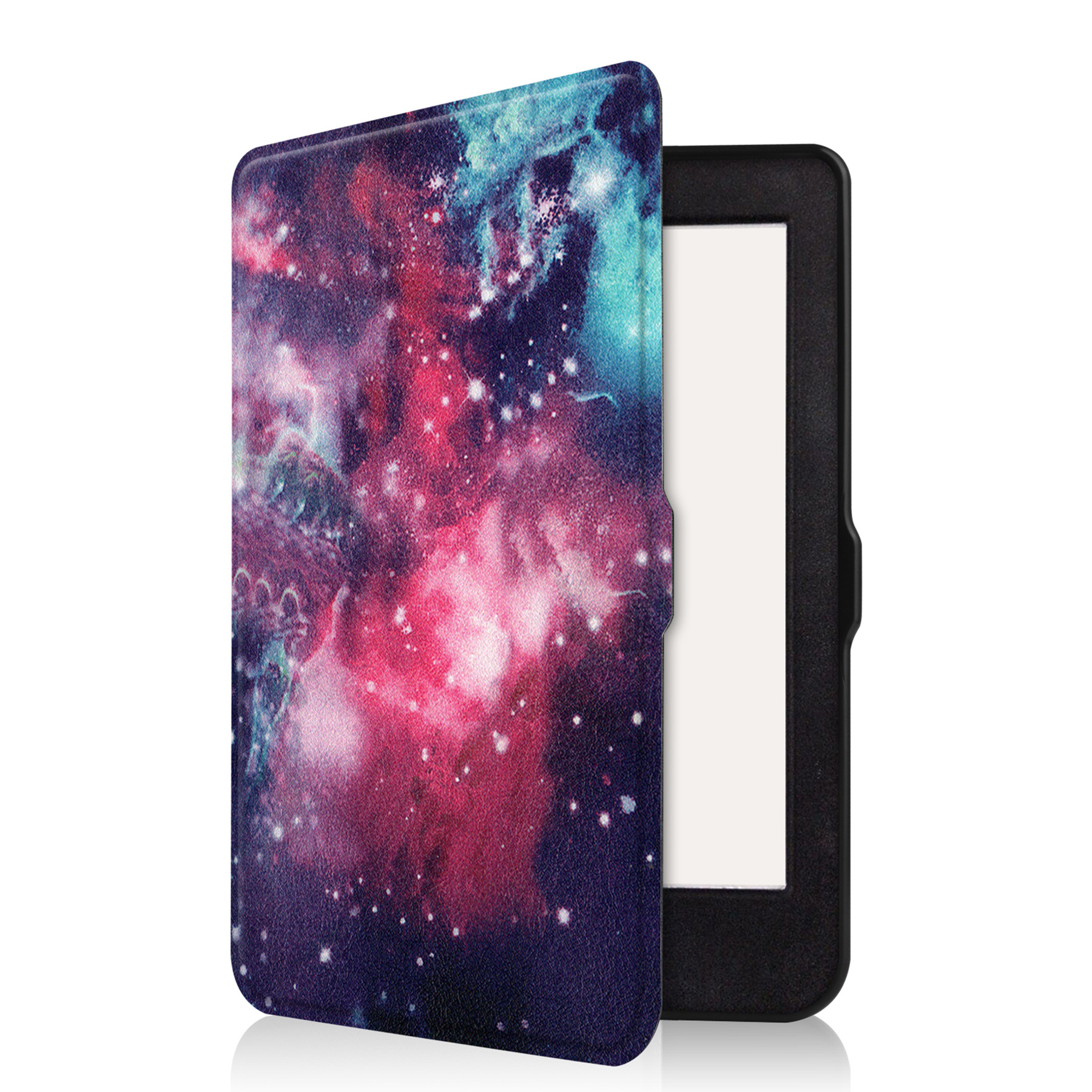 Nomfy Hoesje Geschikt voor Kobo Nia Hoes Book Case - Hoes Geschikt voor Kobo Nia Hoesje Book Cover - Galaxy