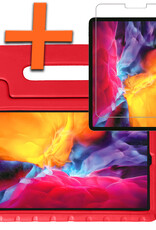 Nomfy Nomfy iPad Pro 11 inch (2020) Kinderhoes Met Screenprotector - Rood