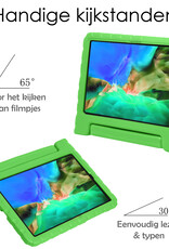 NoXx NoXx iPad Pro 11 inch (2021) Kinderhoes Met 2x Screenprotector - Groen