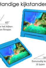 NoXx NoXx iPad Pro 11 inch (2021) Kinderhoes Met 2x Screenprotector - Lichtblauw