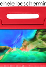 NoXx NoXx iPad Pro 11 inch (2022) Kinderhoes Met Screenprotector - Rood