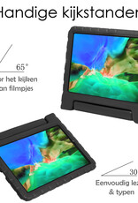 NoXx NoXx iPad Pro 11 inch (2022) Kinderhoes Met Screenprotector - Zwart