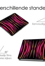 NoXx NoXx iPad Pro 11 inch (2022) Hoesje Met Screenprotector - Wit