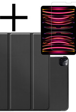 NoXx NoXx iPad Pro 11 inch (2022) Hoesje Met Screenprotector - Zwart