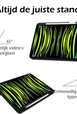 Nomfy Nomfy iPad Pro 11 inch (2021) Hoesje Met Apple Pencilhouder En Screenprotector - Paars