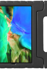 NoXx NoXx iPad Pro 11 inch (2020) Kinderhoes Met 2x Screenprotector - Zwart