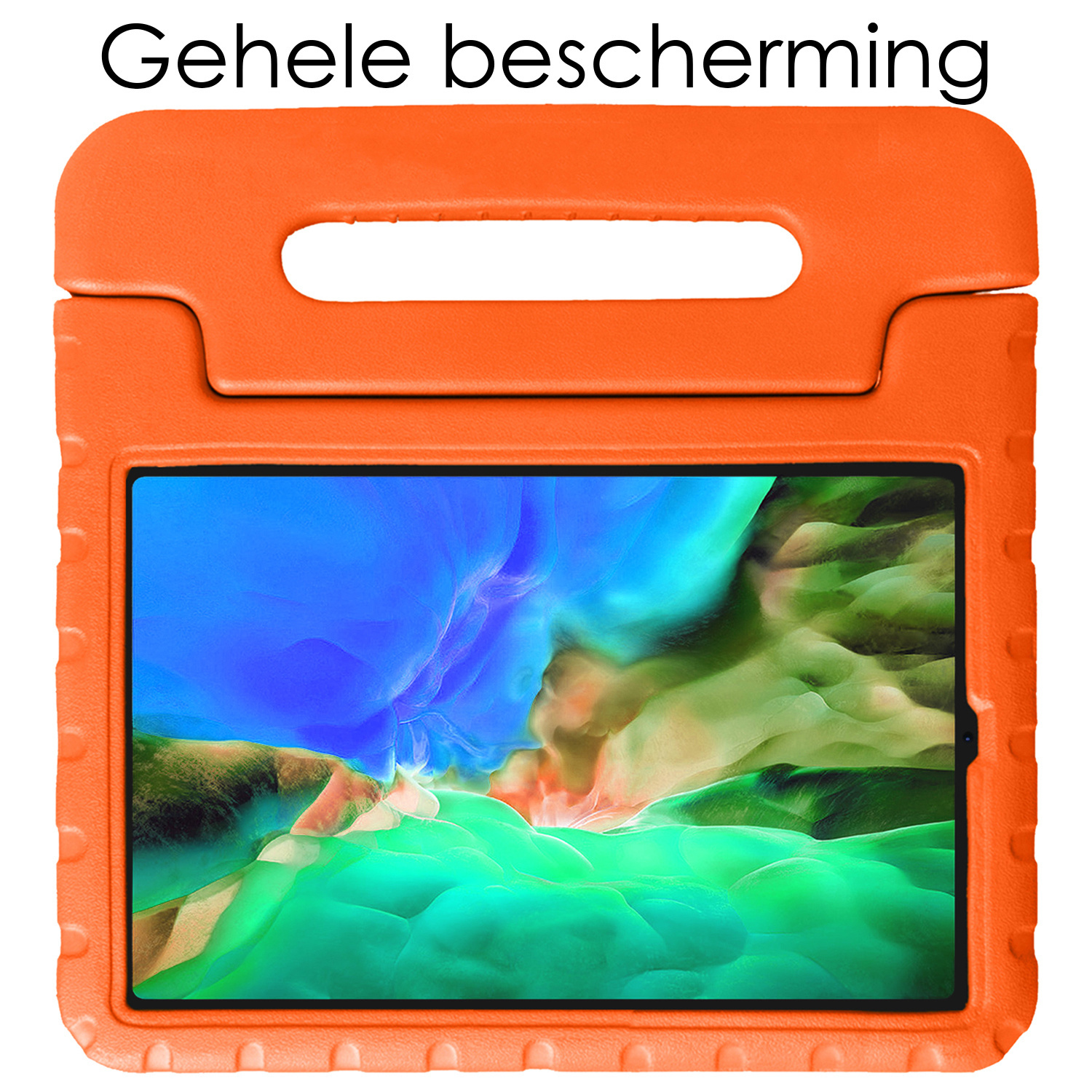 NoXx NoXx iPad Pro 11 inch (2021) Kinderhoes Met Screenprotector - Oranje