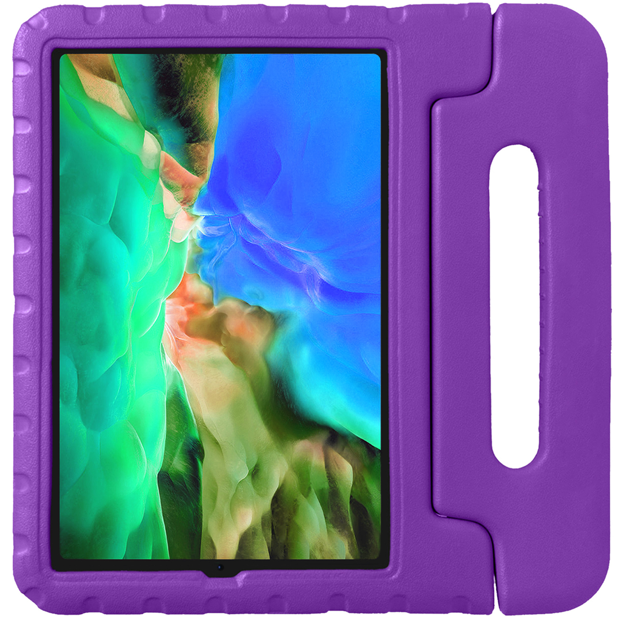 NoXx NoXx iPad Pro 11 inch (2021) Kinderhoes Met Screenprotector - Paars