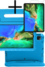 NoXx NoXx iPad Pro 11 inch (2020) Kinderhoes Met Screenprotector - Lichtblauw