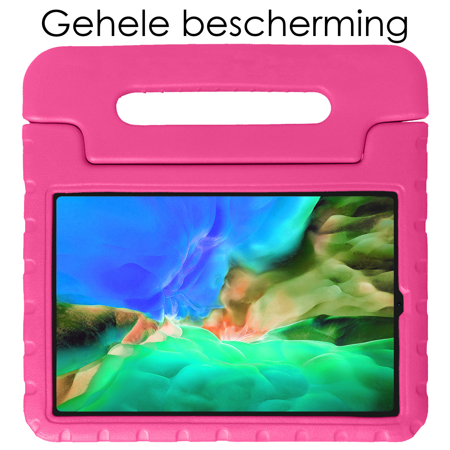 NoXx NoXx iPad Pro 11 inch (2022) Kinderhoes Met 2x Screenprotector - Roze