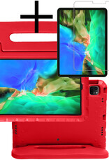 NoXx NoXx iPad Pro 11 inch (2020) Kinderhoes Met Screenprotector - Rood