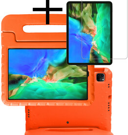 NoXx NoXx iPad Pro 11 inch (2021) Kinderhoes Met Screenprotector - Oranje